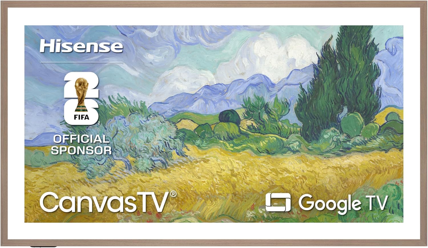 Hisense 55-Inch Class QLED 4K S7N CanvasTV Series Dolby Vision HDR Google Smart TV (55S7N) - 144Hz, Art Mode, Anti-Glare Panel, Hi-Matte Display, Frame & UltraSlim Wall Mount Included