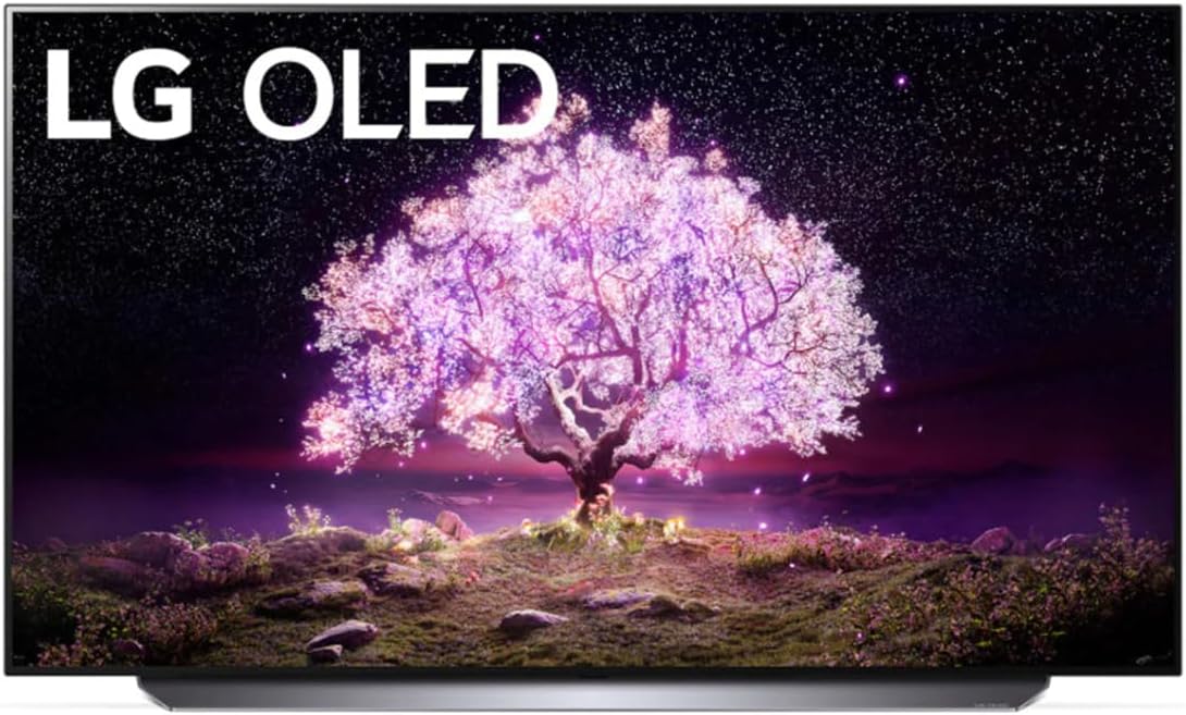 LG OLED C1 Series 48” Alexa Built-in 4k Smart TV (3840 x 2160), 120Hz Refresh Rate, AI-Powered 4K, Dolby Cinema, WiSA Ready, Gaming Mode (OLED48C1PUB, 2021)
