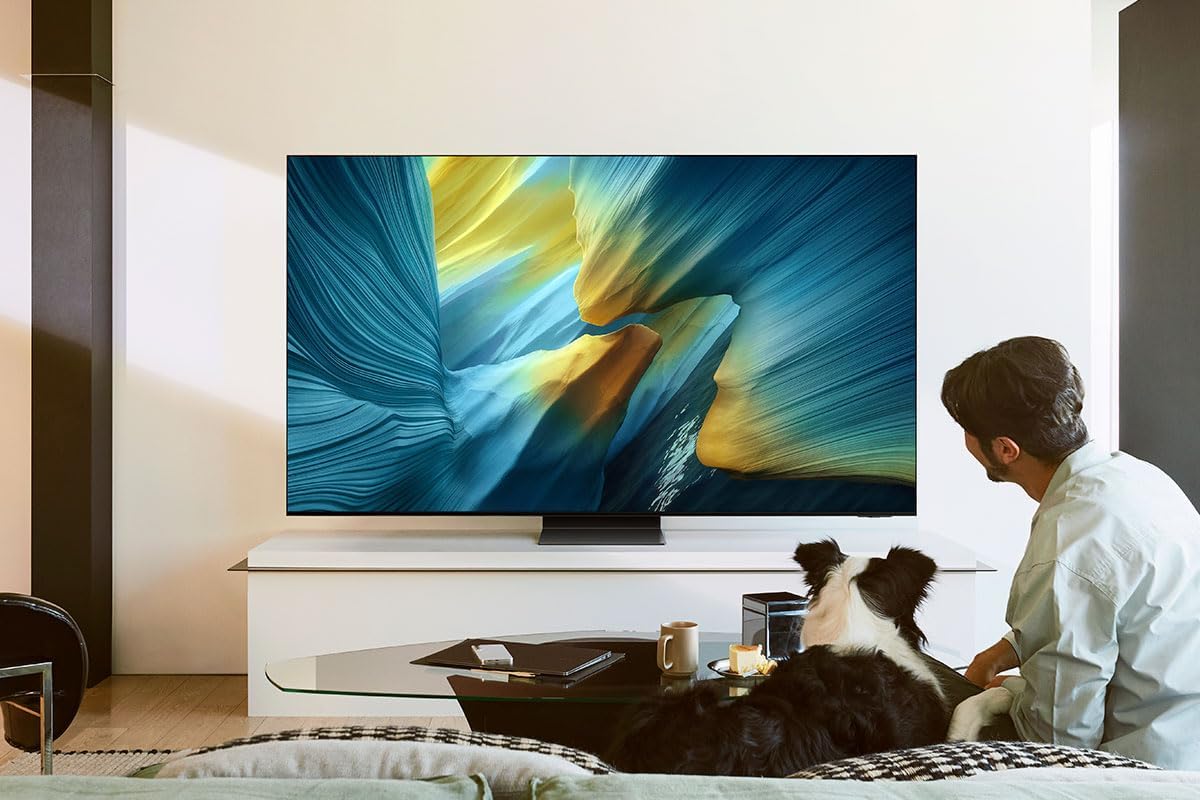 Samsung QN83S95FAEXZA 83 Inch OLED HDR Pro 4K Smart TV with Q-Symphony Pro and 6 Year Amber Protection Plan (2025)