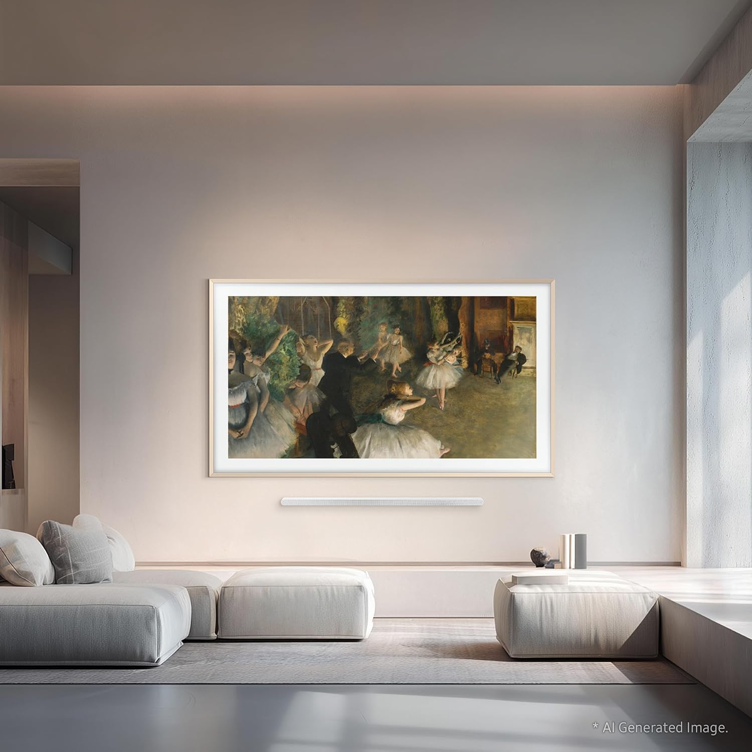 Samsung 55” Class The Frame Pro Series, Neo QLED 4K, Samsung Vision AI Smart TV, Smart Tizen TV, 2026 (QN55LS03HWFXZA)