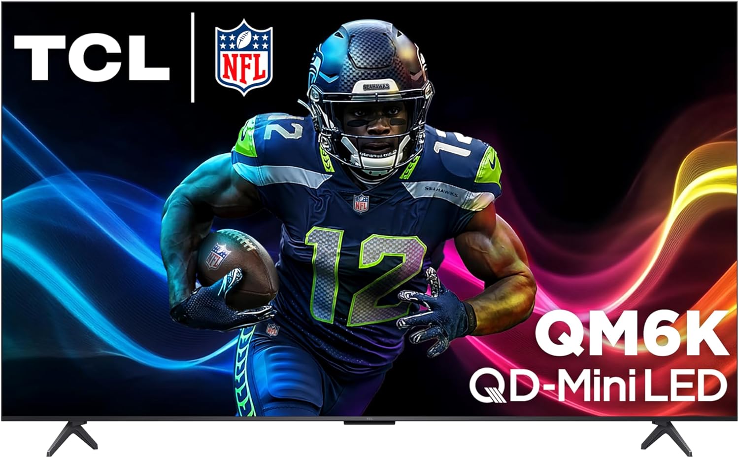 TCL 55 Inch Class QM6K Series| Mini LED QLED 4K HDR| 55QM6K, 2025 Model| 120HZ-144HZ High Brightness Smart Google TV Dolby Atmos Onkyo Audio| Voice Remote Alexa Gaming Streaming Television