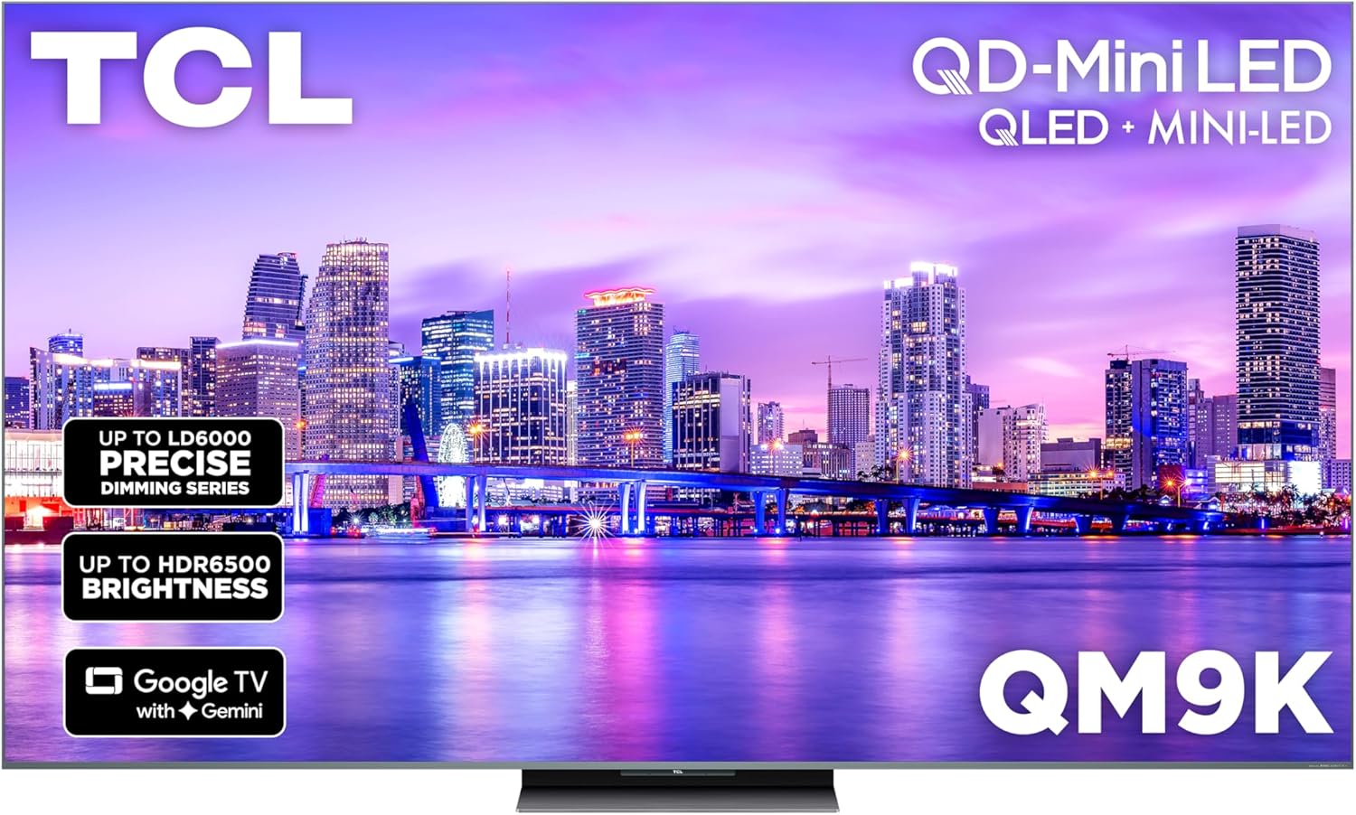 TCL 98 Inch Class QM9K Series| Mini LED QLED 4K| 98QM9K, Latest Model| 144HZ Peak Brightness & Contrast Dolby Vision| Up to LD6K Precise Dimming| AI Smart Google TV| Dolby Atmos Bang & Olufsen