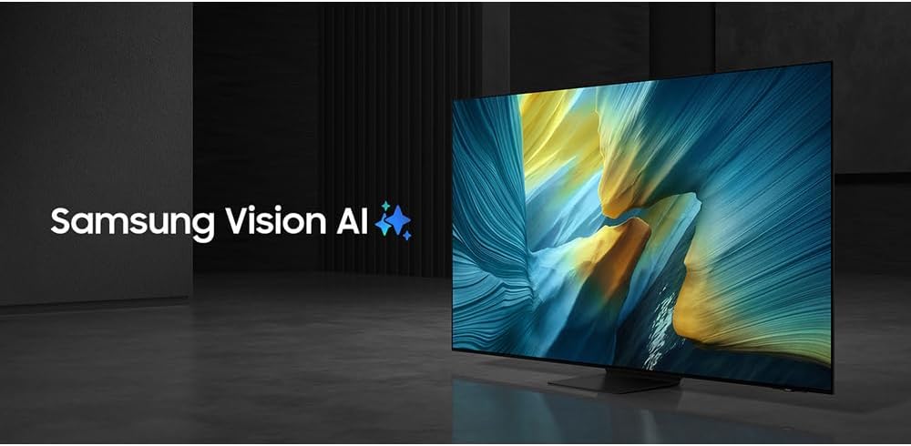 Samsung 65 inch OLED 4K S95F Smart TV (2025) Vision AI, OLED HDR Pro, Glare-Free Bundle with CPS Exclusive 1-Year Protection & Deco Gear Complete Home Theater Beginner's Guidebook