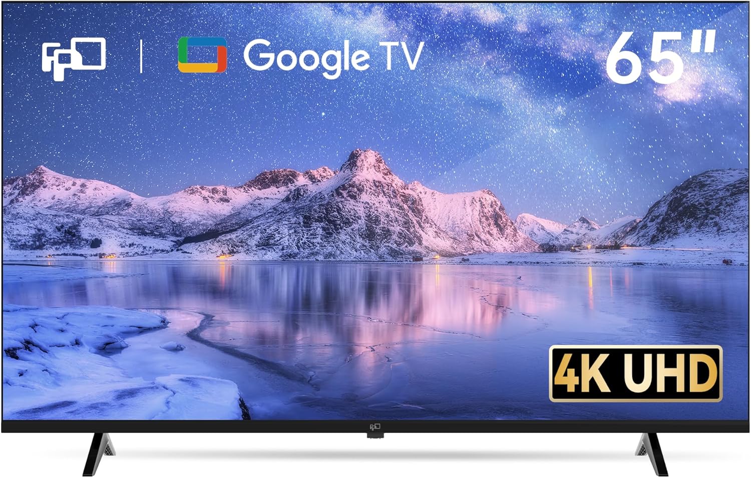 FPD 40-inch Smart TV, 1080p Full HD Google TV with Google Play Built-in Google Cast, HDR 10, Dolby Audio, Voice Remote, Stream Live Television (Palette-Series, CG40-P3)