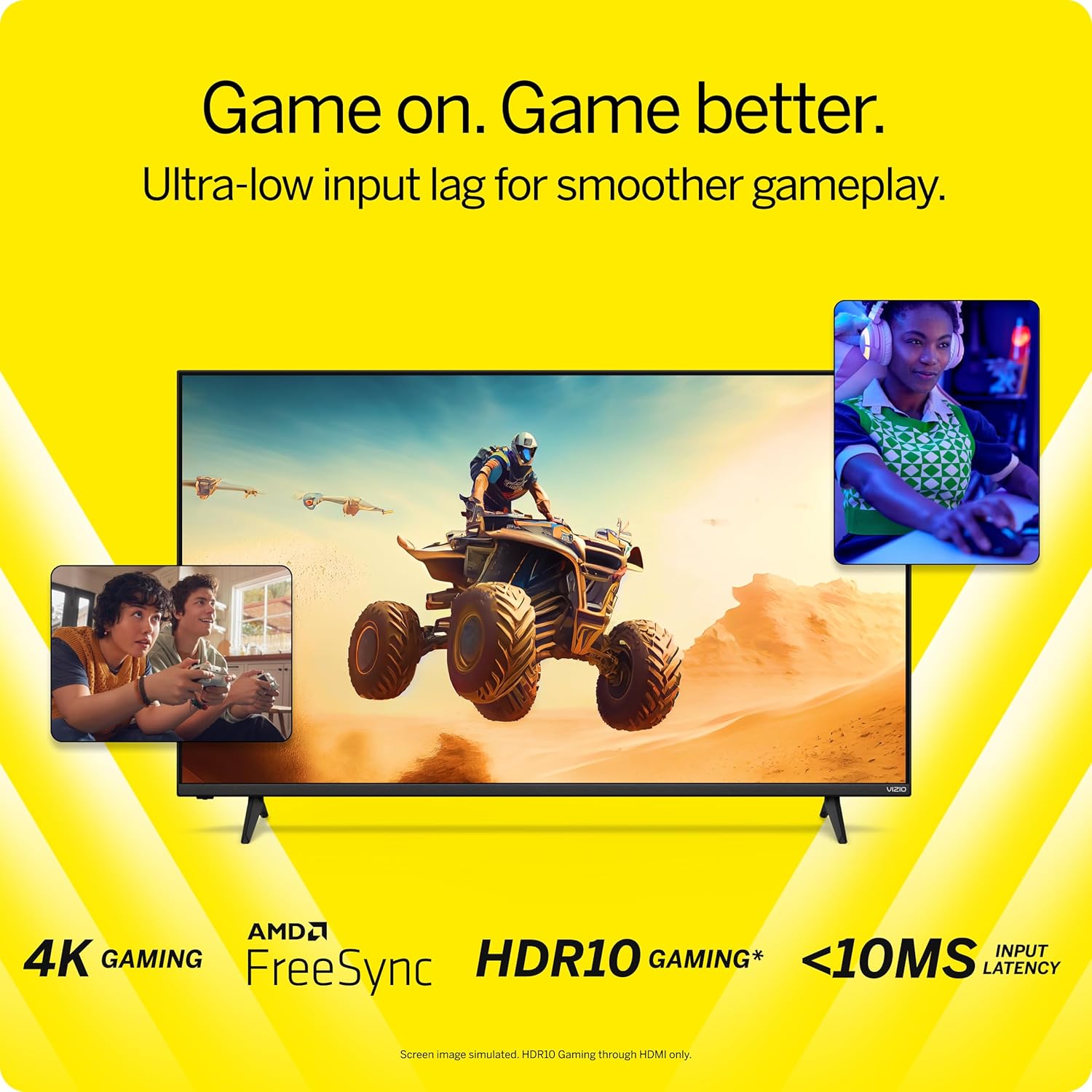 VIZIO 55-inch V-Series 4K LED HDR Smart TV with Dolby Vision, WiFi 6E, Bluetooth Headphone Capable, Gaming Engine & Alexa Compatibility, V555M-K01, 2023 Model
