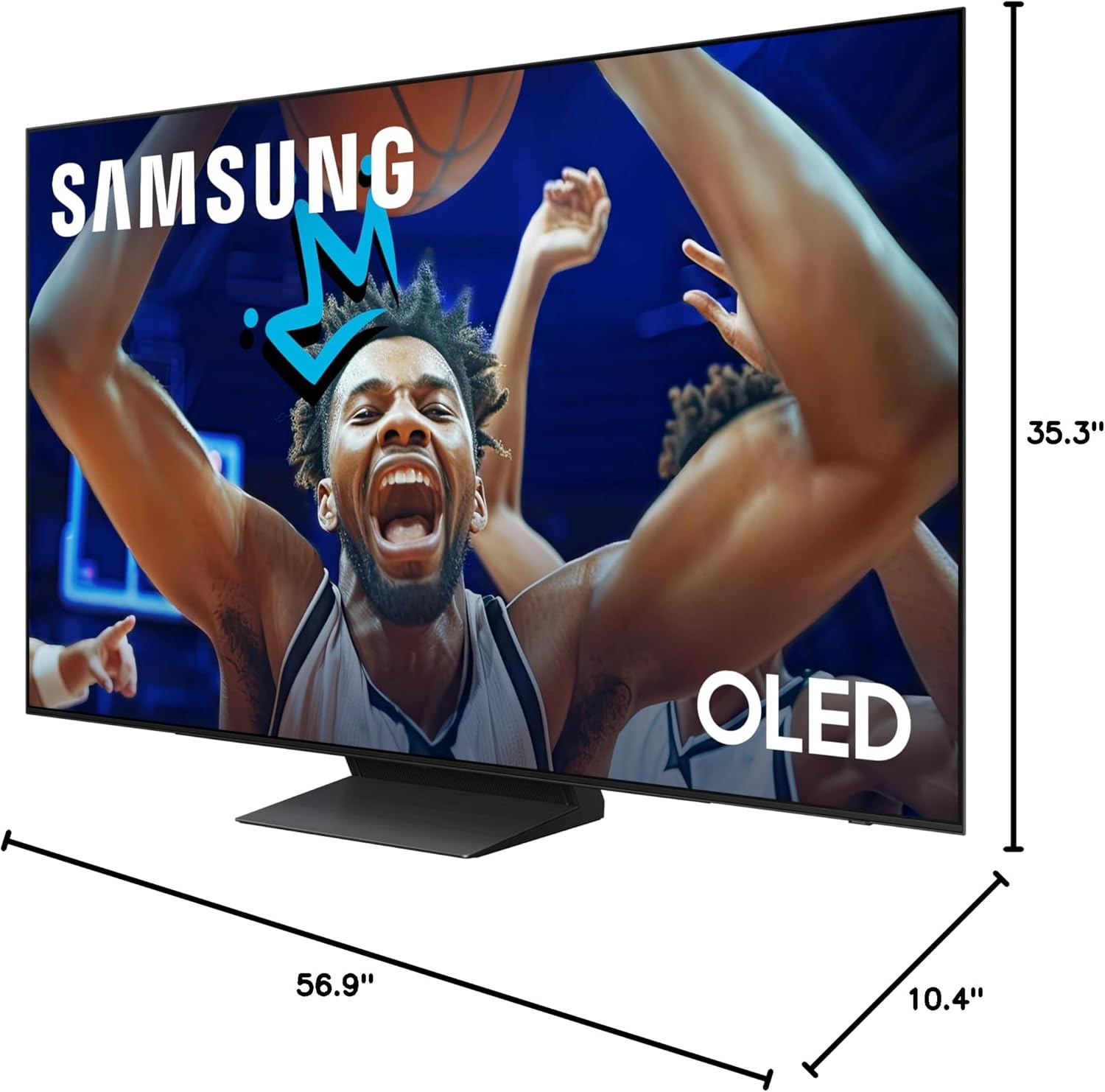 Samsung QN65S90DAFXZA 65 Inch 4K OLED Smart TV with Dolby Atmos and 3 Year Amber Protection Plan (2024)