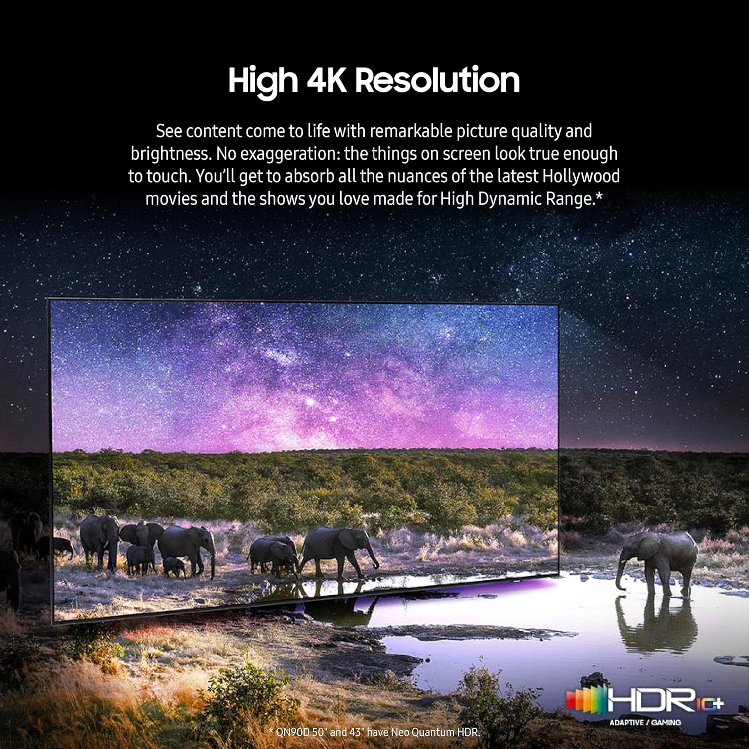 Samsung QN98QN90DAFXZA 98 Inch Neo QLED TV with 4K AI Upscaling and a 2-Year Amber Protection Plan (2024)