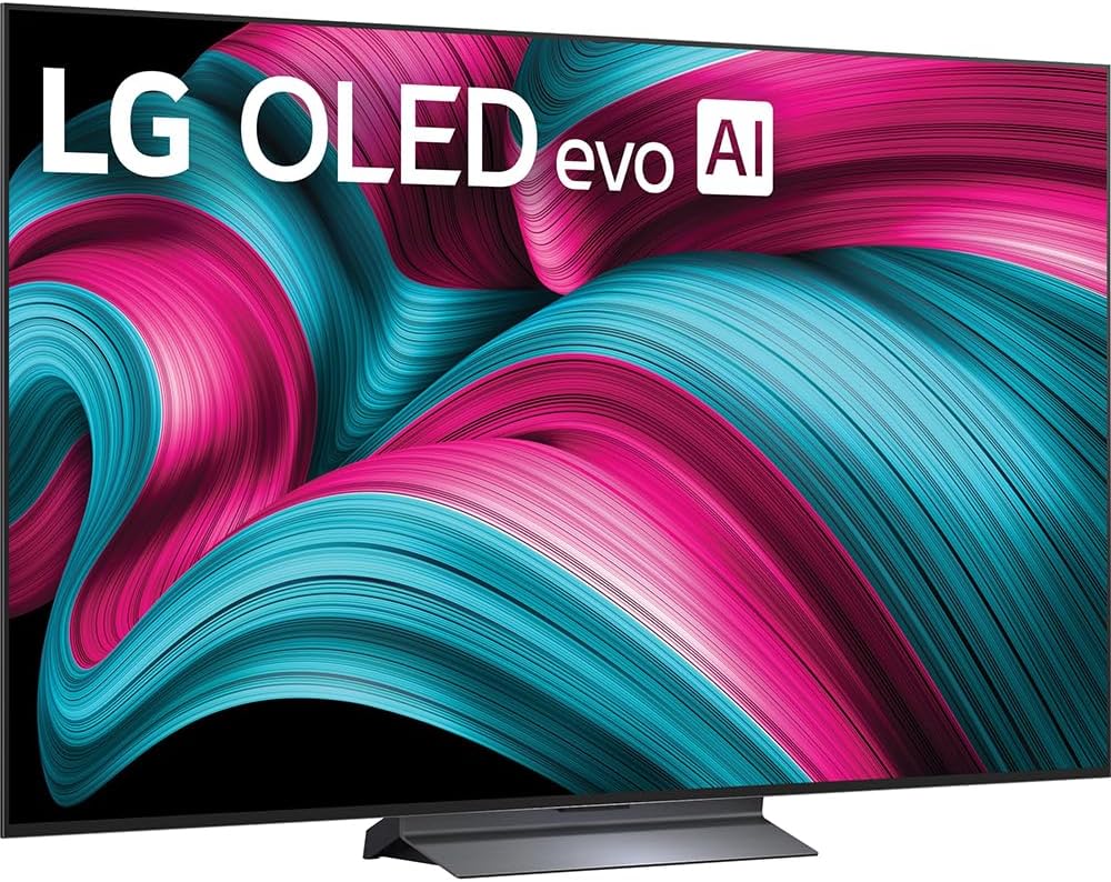LG 65 Inch Class C5 Series OLED evo 4K UHD Smart webOS TV 2025 OLED65C5PUA Bundle with Deco Gear Home Theater Guide, 2 HDMI Cables and Deco Essentials CPS 26 Months Premium Extended Protection Pack