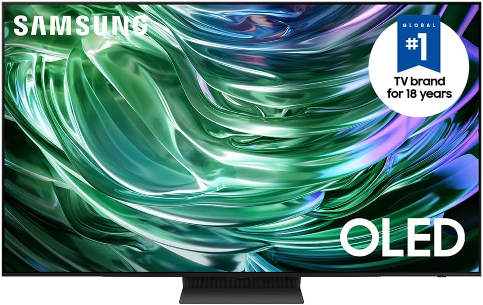 Samsung QN65S90DAFXZA 65 Inch OLED 4K Smart TV 2024 Bundle with Movies Streaming and Deco Gear 2X 4K HDMI 2.0 Cable & CPS Exclusive 12 Month Protection Pack Bundle (BEACH-CPS-262000)