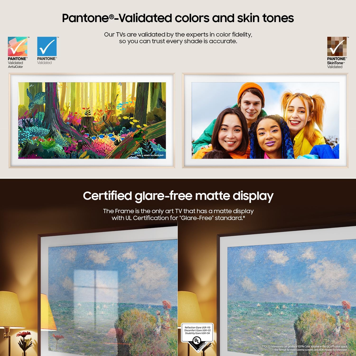 SAMSUNG 55-Inch Class QLED 4K LS03D The Frame Series Quantum HDR Smart TV with Dolby Atmos, Art Mode, Anti-Reflection, Customizable Frame, Slim Fit Wall Mount with Alexa Built-in (QN55LS03D, 2024 Model)