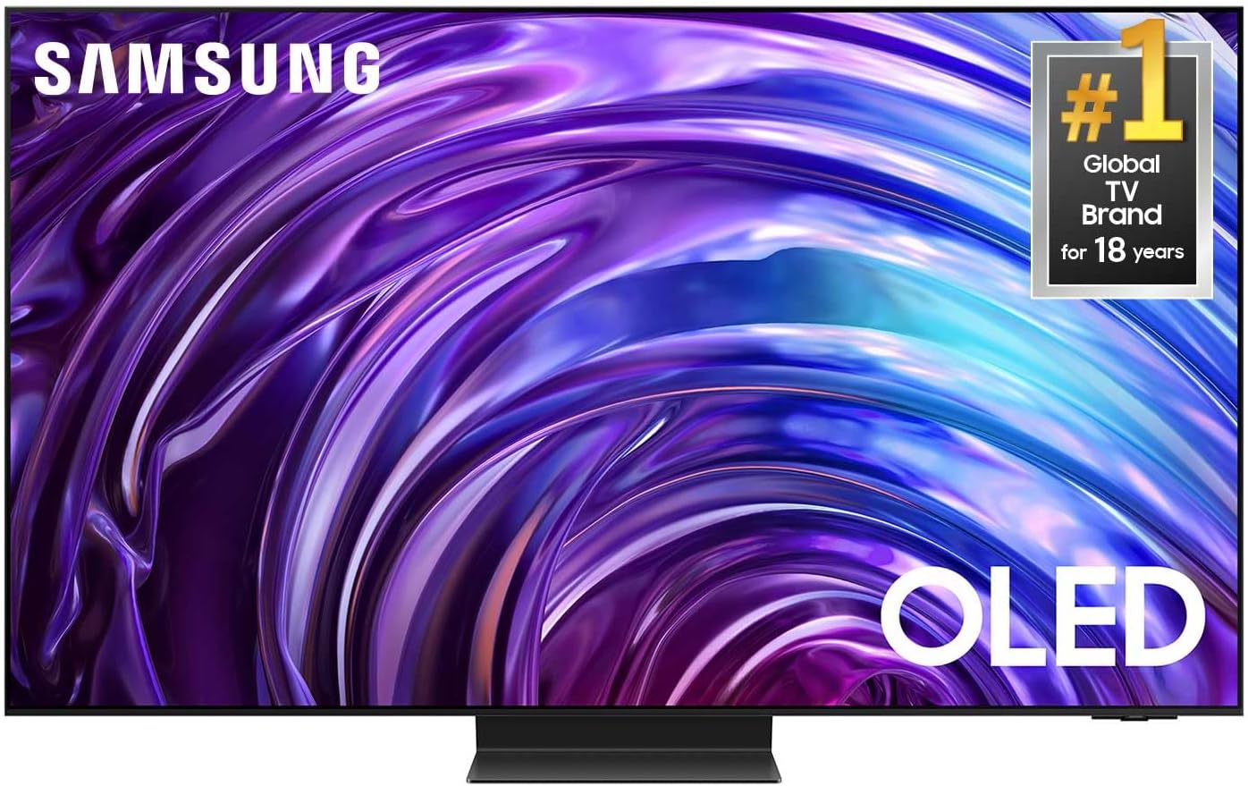 Samsung 65-Inch Class OLED 4K S95D Series HDR Pro Smart TV with Dolby Atmos, Object Tracking Sound+, Motion Xcelerator, Real Depth Enhancer, 4K AI Upscaling, Alexa Built-in (QN65S95D, 2024 Model)