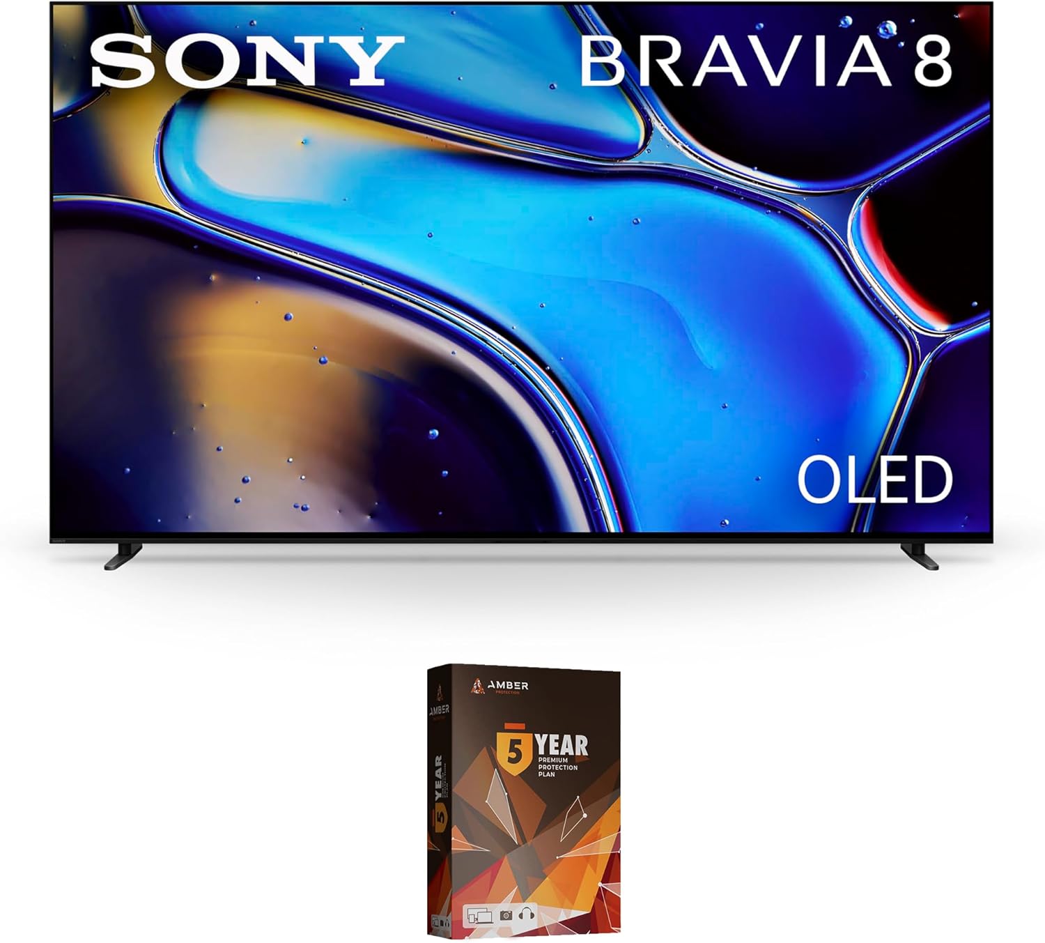 Sony K55XR80 55 Inch IMAX Enhanced Bravia OLED 4K HDR Google TV with 2 Year Amber Protection Plan (2024)