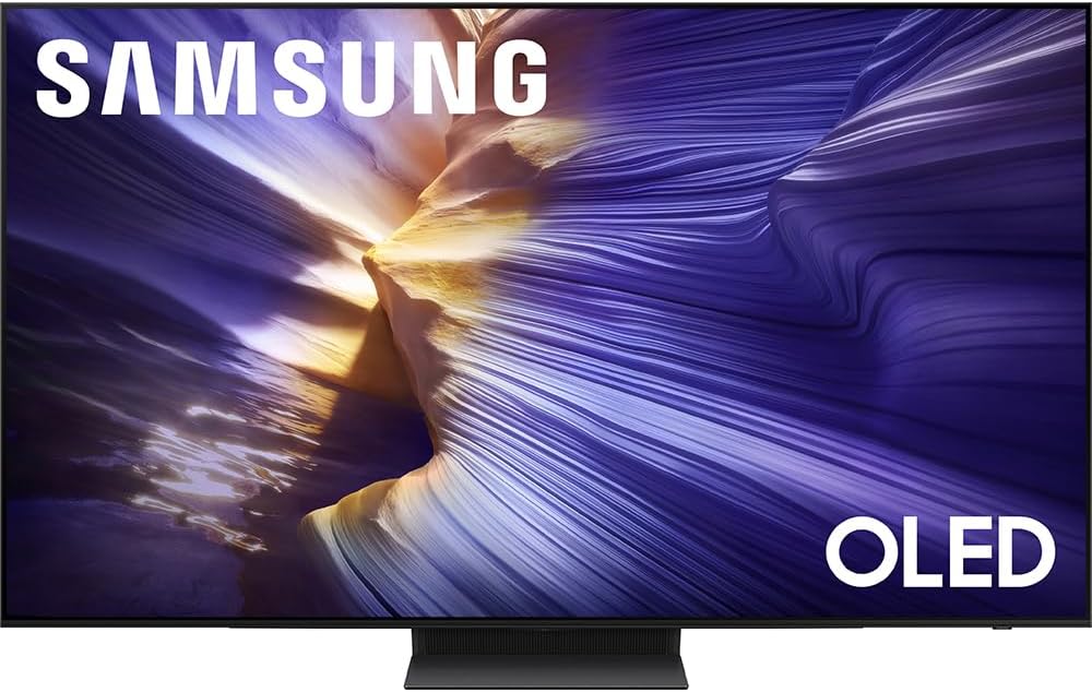 Samsung 55 inch OLED 4K S90F Smart TV (2025) Vision AI, OLED HDR+, AI Motion Enhancer Pro Bundle with CPS Exclusive 1-Year Protection & Deco Gear Complete Home Theater Beginner's Guidebook
