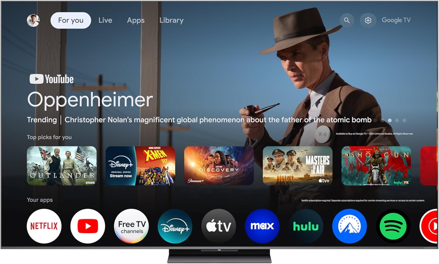 TCL 75 Inch Class QM8K Series| Mini LED QLED 4K HDR| 75QM8K, 2025 Model| 120HZ-144HZ Anti Reflective Wide Angle Screen Smart Google TV Dolby Atmos| Voice Remote Alexa Gaming Streaming Television