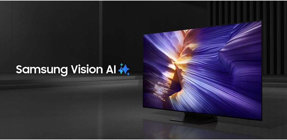 Samsung 55 inch OLED 4K S90F Smart TV (2025) Vision AI, OLED HDR+, AI Motion Enhancer Pro Bundle with CPS Exclusive 1-Year Protection & Deco Gear Complete Home Theater Beginner's Guidebook