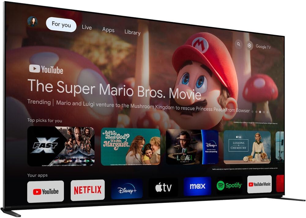 2024 Sonys BRAVIA 9 K85XR90 85 Inch 4K HDR Smart QLED Mini-LED TV| Official USA Partner| with Deco Gear 4K HDMI 2.0 Cable x2 & CPS Exclusive 26 Month Protection Bundle (BEACH-CPS-265000)