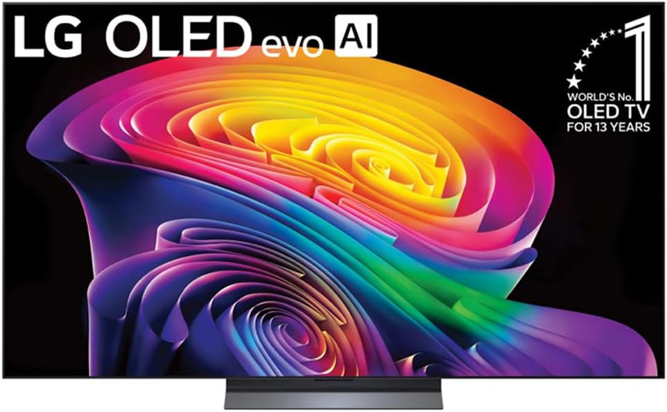 LG 65 inch OLED evo AI C6 4K Smart webOS TV (2026) OLED65C6PUA.AUS Bundle with 1 YR CPS Enhanced Protection Pack, 2X 6FT HDMI Cable and Deco Gear Home Theater Beginner's Guide
