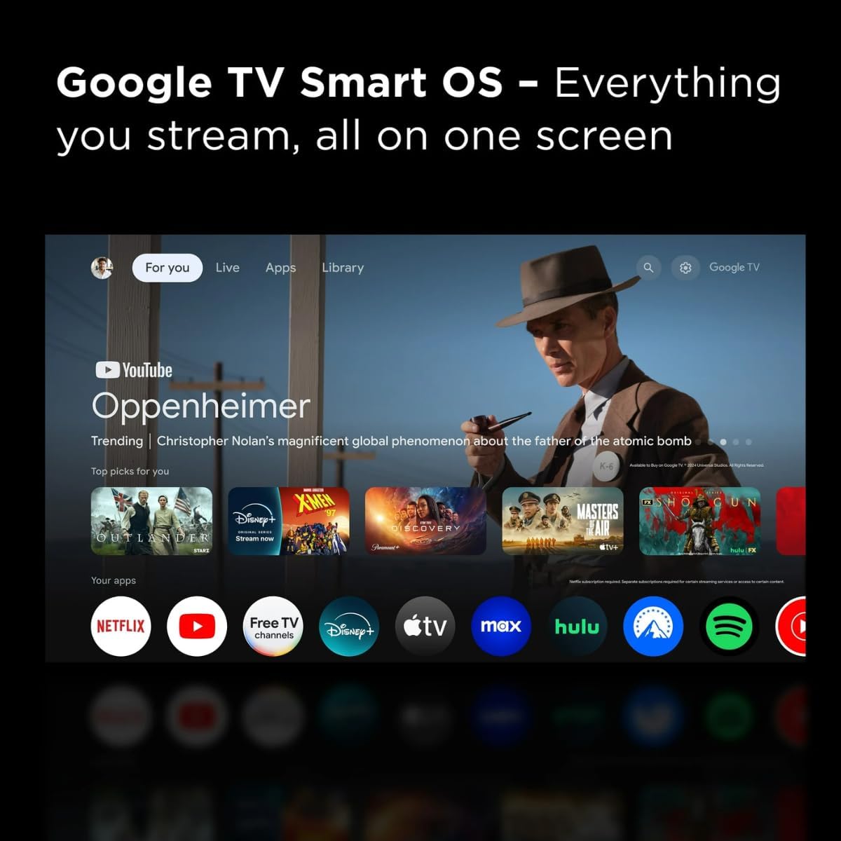 TCL Smart TV 55 inch 2025 55Q5K Google TV QLED 4K Google Assistant| Hands-Free Voice Control| Alexa| VisionHDR10+| AiPQ| Micro Dimming| NITS350| 60 Hz Panel (Renewed)