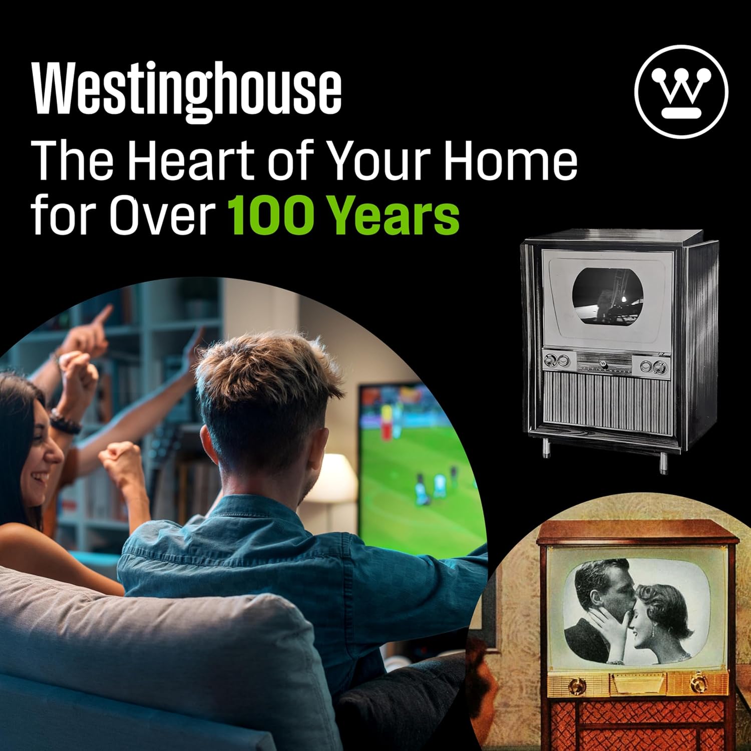 Westinghouse 24-inch Smart TV, HD Xumo TV with Full Function Voice Remote, Flat Screen Television with Dolby Atmos, Bluetooth, Apple AirPlay, Wi-Fi & Mobile Connectivity