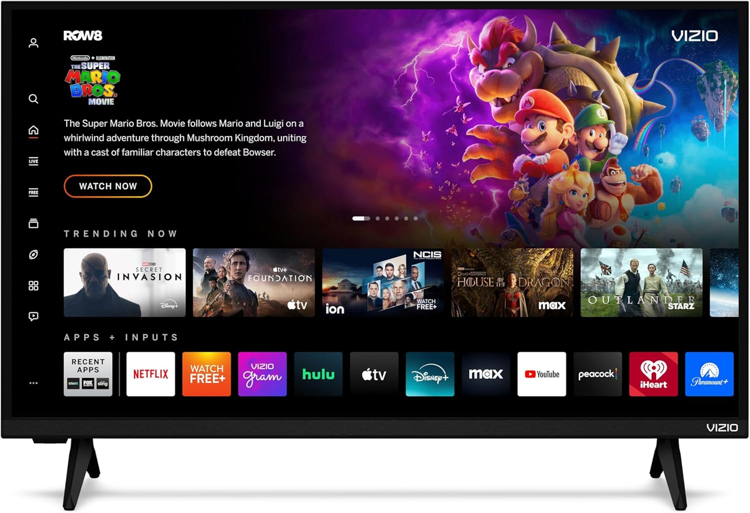 VIZIO 32-inch HD Smart TV 720p LED with Alexa Compatibility, Google Cast Built-in, Bluetooth Headphone Capable (VHD32M-08, New)