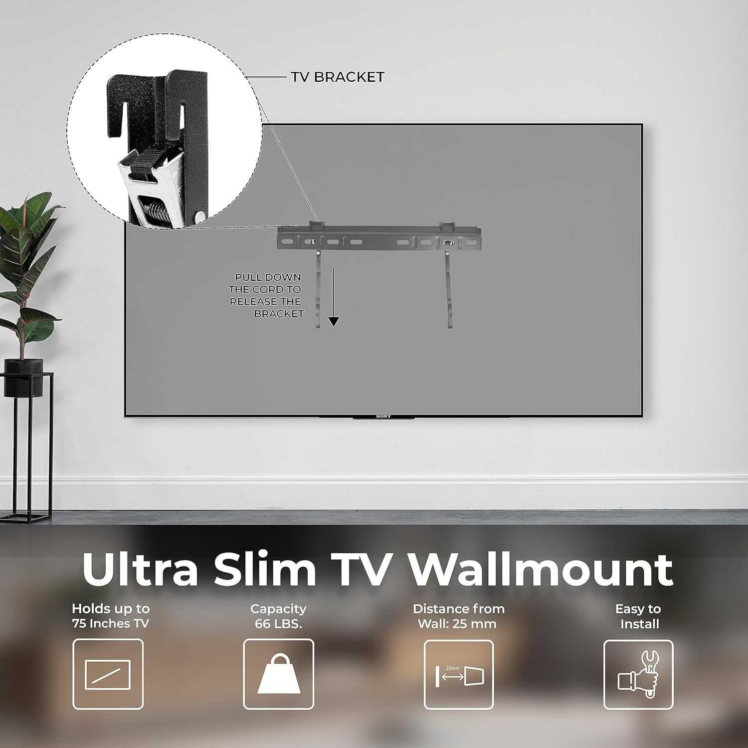 ONN 32-inch Roku Smart TV LED + Free Wall Mount with Wi-Fi Connectivity and Mobile App| Flat Screen TV Compatible with Apple Home Kit| Alexa and Google Assistant (Renewed)