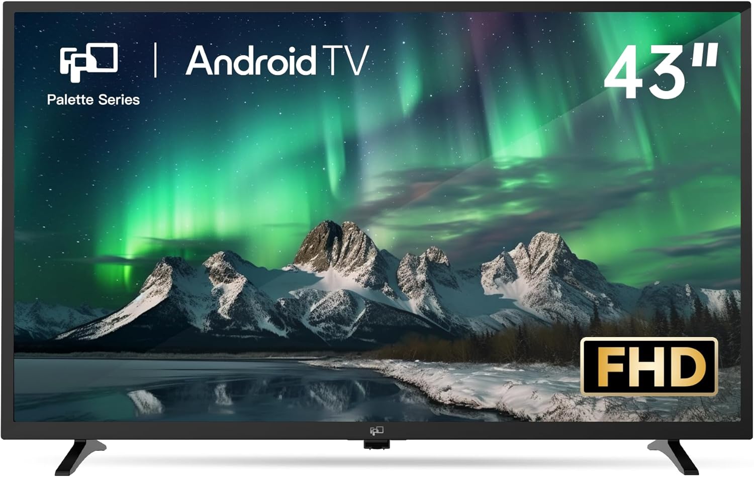 FPD Smart TV 43 Inch, 1080p FHD Television Powered by Tizen OS Compatible with Samsung TV Plus, Dolby Audio, HDR 10, SmartThings, Miracast, Gaming Hub, Voice Control Flat Screen TV (AT43-P1)