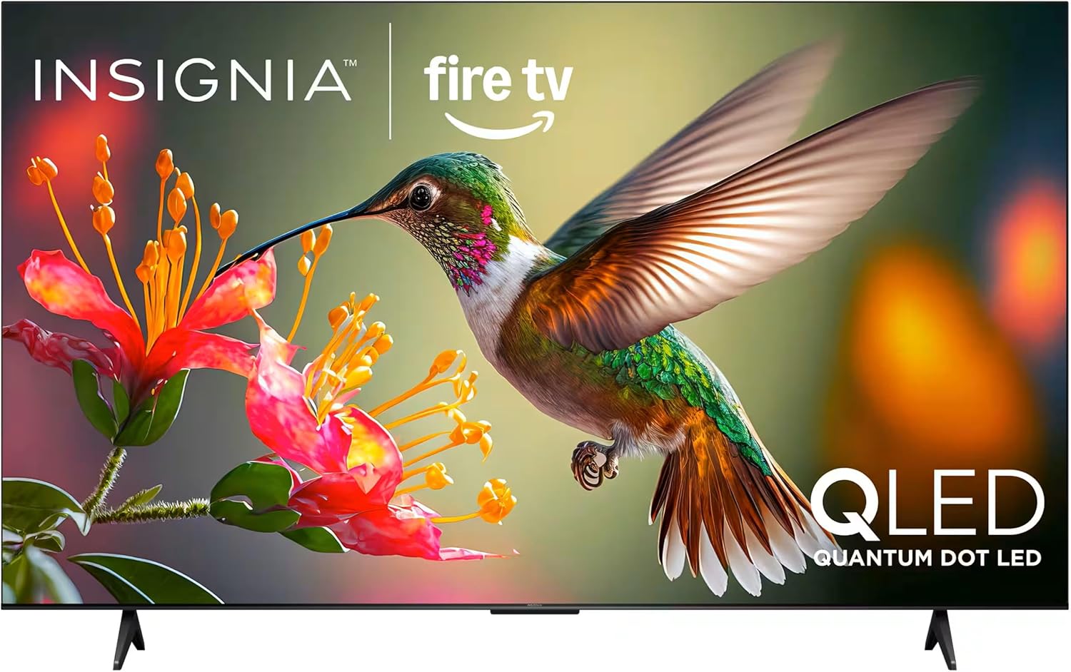 INSIGNIA 65-inch Class QF Series LED 4K UHD QLED Smart Fire TV with Alexa Voice Remote (NS65-UQFL26)