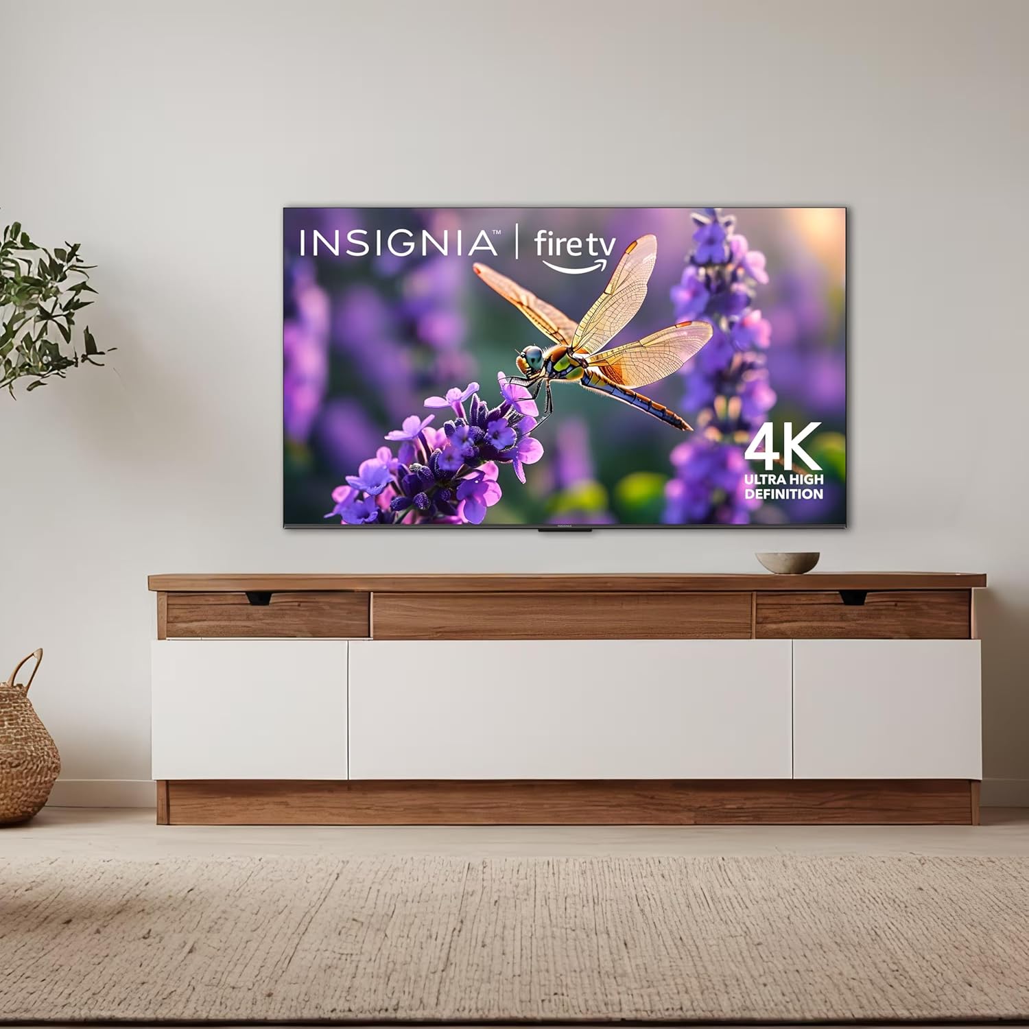 INSIGNIA 65-inch Class F50 Series LED 4K UHD Smart Fire TV with Alexa Voice Remote (NS-65F501NA24)