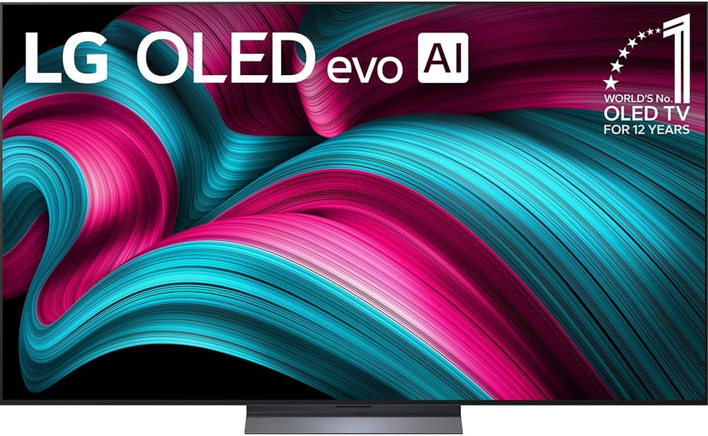 LG 77 Inch Class C5 Series OLED evo 4K UHD Smart webOS TV 2025 OLED77C5PUA Bundle with Deco Gear Home Theater Guide, 2 HDMI Cables and Deco Essentials CPS 26 Months Premium Extended Protection Pack