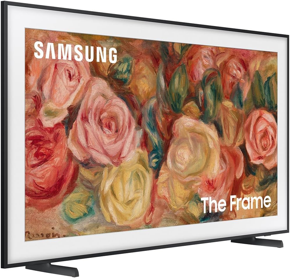 SAMSUNG 55-Inch Class QLED 4K LS03D The Frame Series Quantum HDR Smart TV with Dolby Atmos, Art Mode, Anti-Reflection, Customizable Frame, Slim Fit Wall Mount with Alexa Built-in (QN55LS03D, 2024 Model)