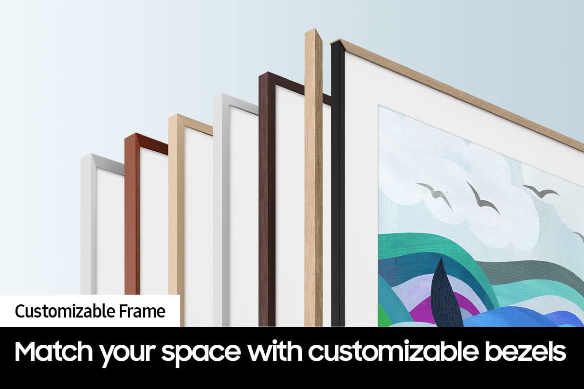 SAMSUNG 55-Inch Class QLED 4K The Frame LS03B Series, Quantum HDR, Art Mode, Anti-Reflection Matte Display, Slim Fit Wall Mount Included, Smart TV with Alexa Built-In (QN55LS03BAFXZA)