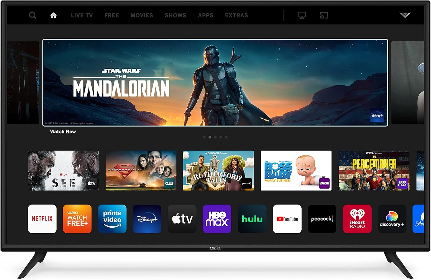 VIZIO 50-Inch V-Series 4K UHD LED Smart TV with Voice Remote, Dolby Vision, HDR10+, Alexa Compatibility, 2022 Model