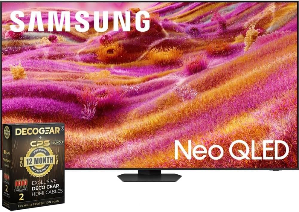Samsung (Refurbished QN50QN90FAFXZA 50 inch Neo QLED 4K QN90F Vision AI Smart TV 2025 (Renewed)
