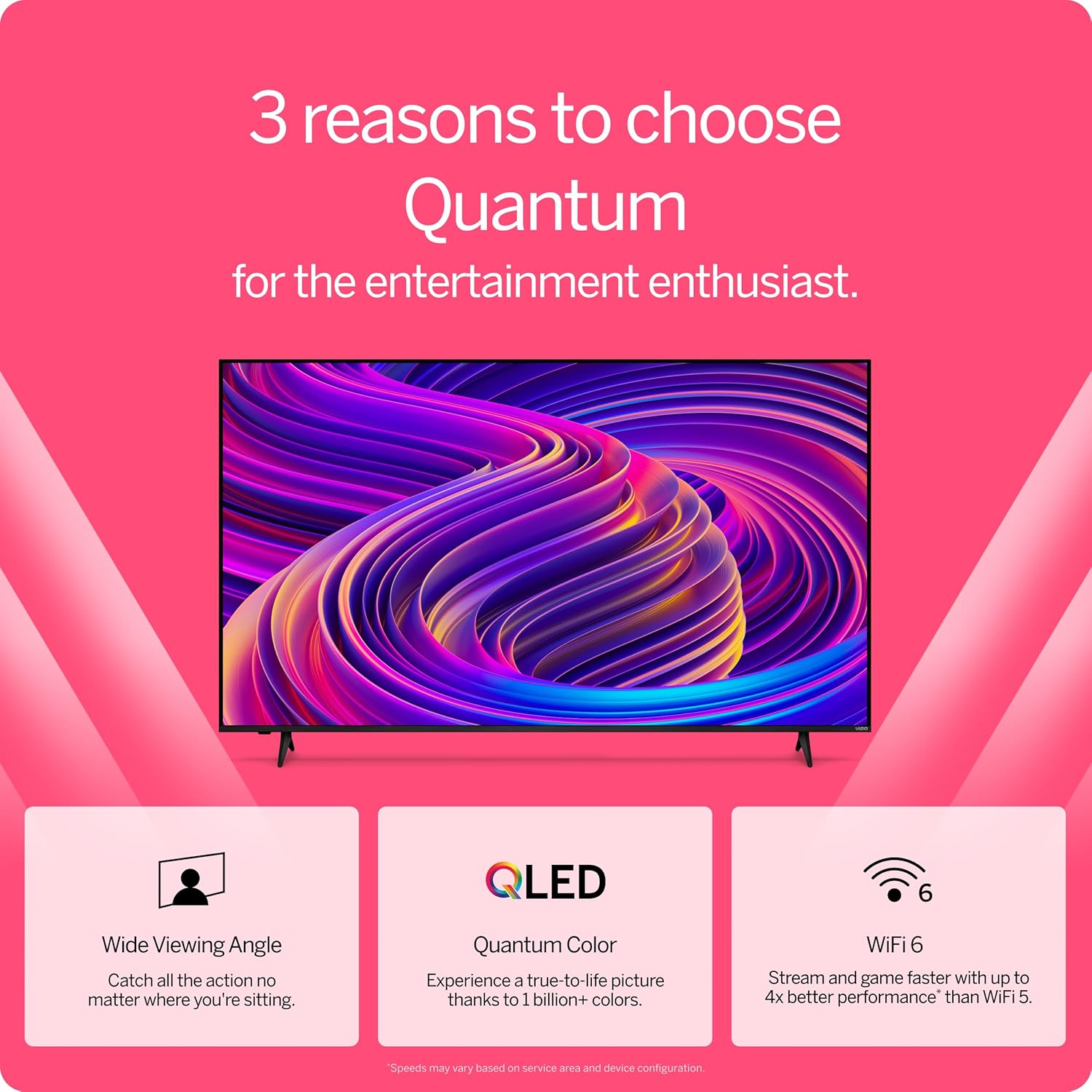 VIZIO M55Q6L4 55 inchesClass Quantum 4K QLED HDR Smart TV