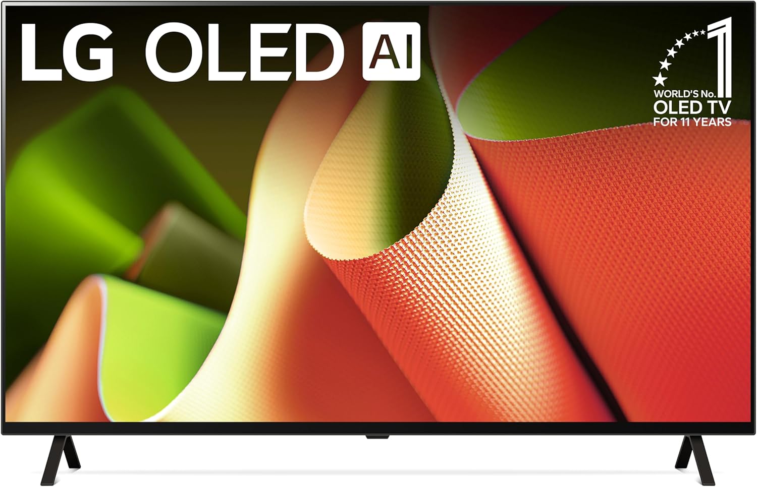 LG 65-Inch Class OLED B4 Series Smart TV 4K Processor Flat Screen with Magic Remote AI-Powered with Alexa Built-in (OLED65B4PUA, 2024)