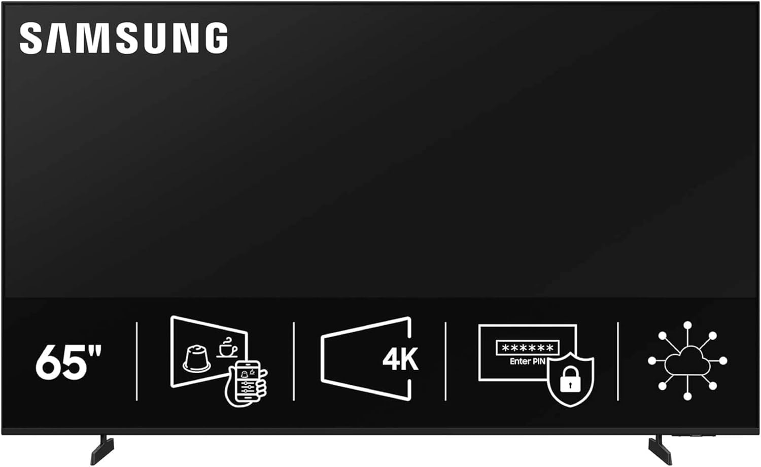 Samsung 65” 4K BEFX-H Business Pro TV, CMS-Compatible Digital Signage (LH65BEFHLGFXGO)