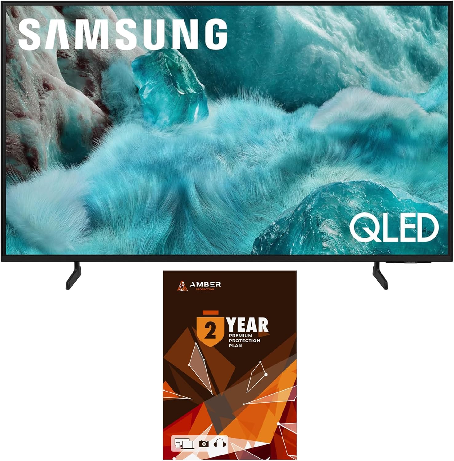 Samsung QN50Q7FAAFXZA 50 Inch QLED Q7F 4K Vision AI Smart TV with a 2 Year Amber Protection Plan (2025)