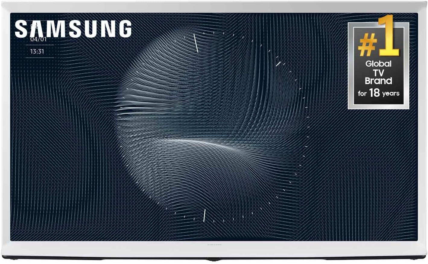 SAMSUNG 65-Inch Class The Serif LS01B Series - QLED 4K, I-Shaped Design, Anti-Reflection Matte Display, -Portable Easel-Stand, Ambient Mode+ Smart-TV -w/ Alexa Built-in (QN65LS01BAFXZA, Latest Model)