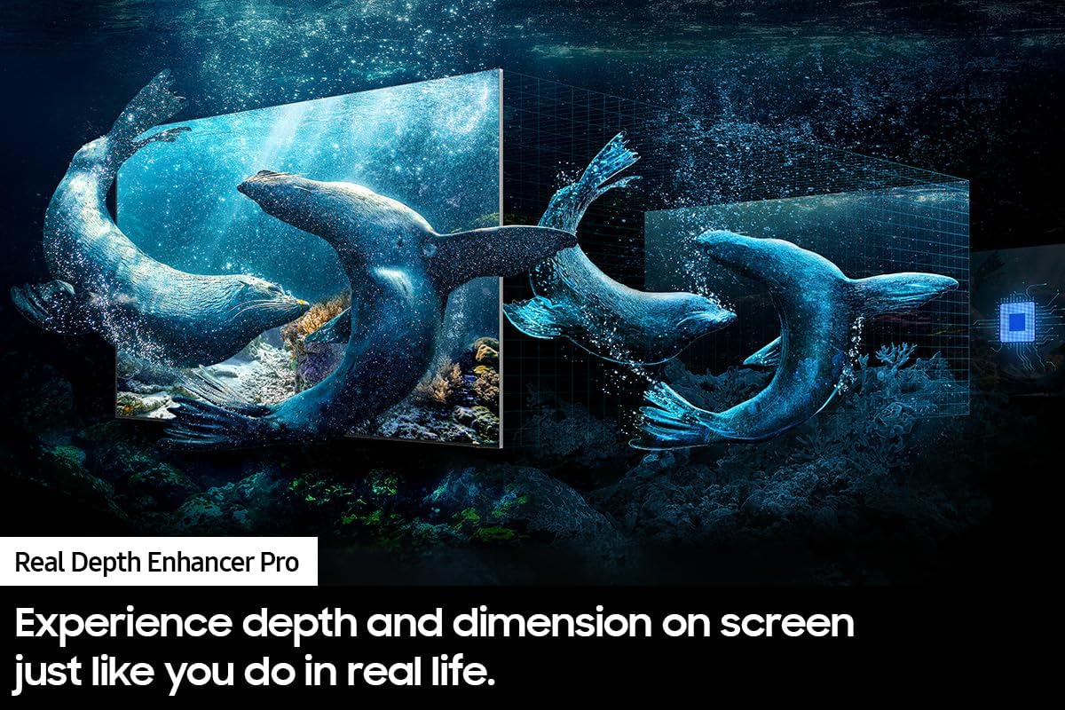 Samsung QN98QN90DAFXZA 98 Inch Neo QLED TV with 4K AI Upscaling and a 2-Year Amber Protection Plan (2024)