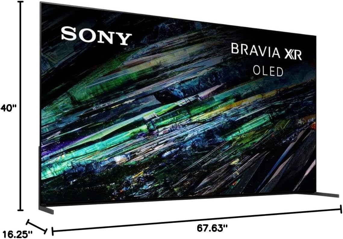 Sonys QD-OLED 77 Inch BRAVIA XR A95L Series 4K Ultra HD Smart Google TV