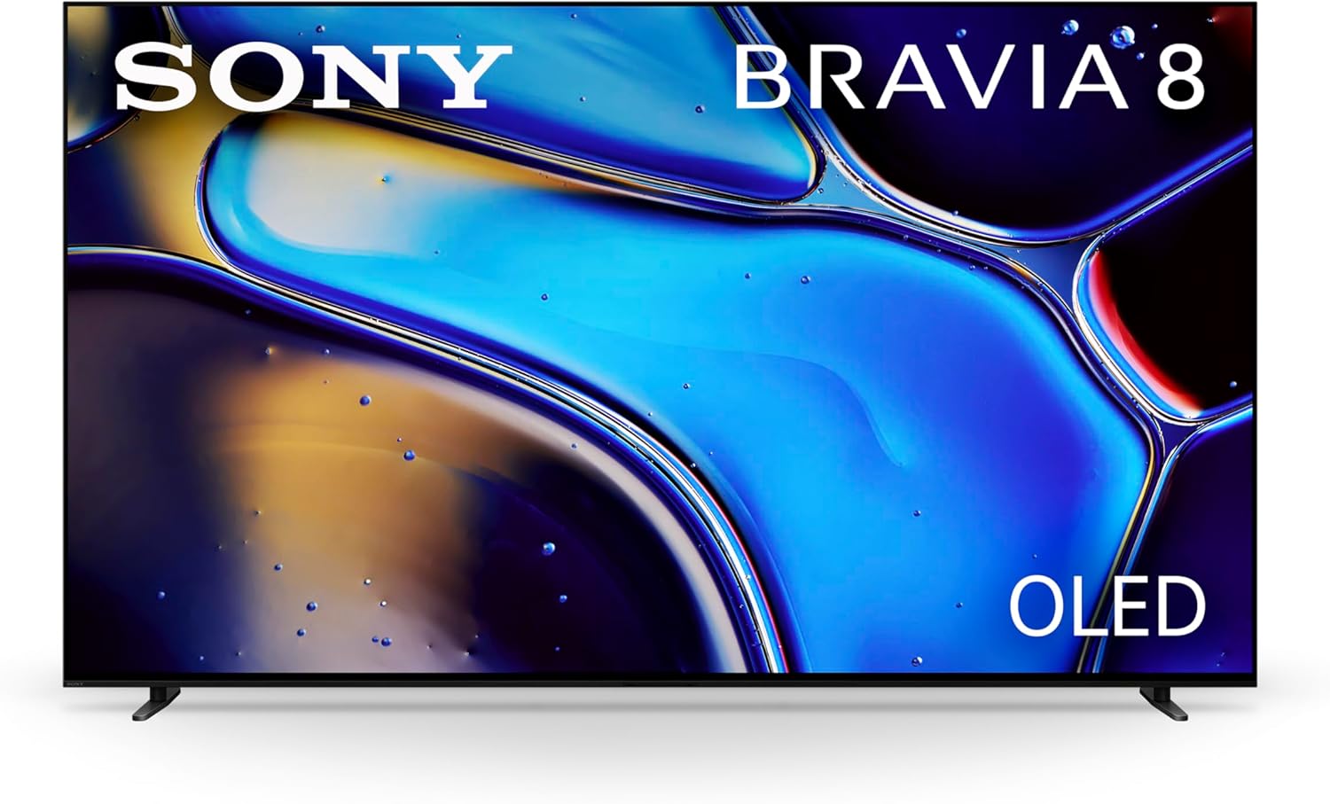 Sony 65 Inch IMAX Enhanced Bravia OLED 4K HDR Google TV with Fixed Mount for 43-90 Inch TVs and HDTV Screen Cleaner Kit