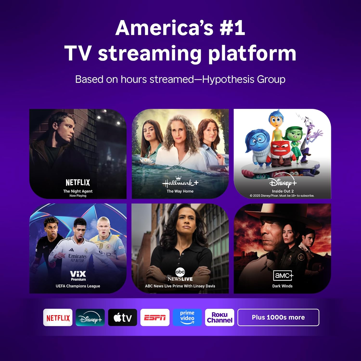 Roku Smart TV 2026 – 40-Inch Select Series, 1080p Full HD TV – Roku TV with Voice Remote – Flat Screen LED Television with Wi-Fi for Streaming Live Local News, Sports & Movies, Bluetooth Headphone Mode