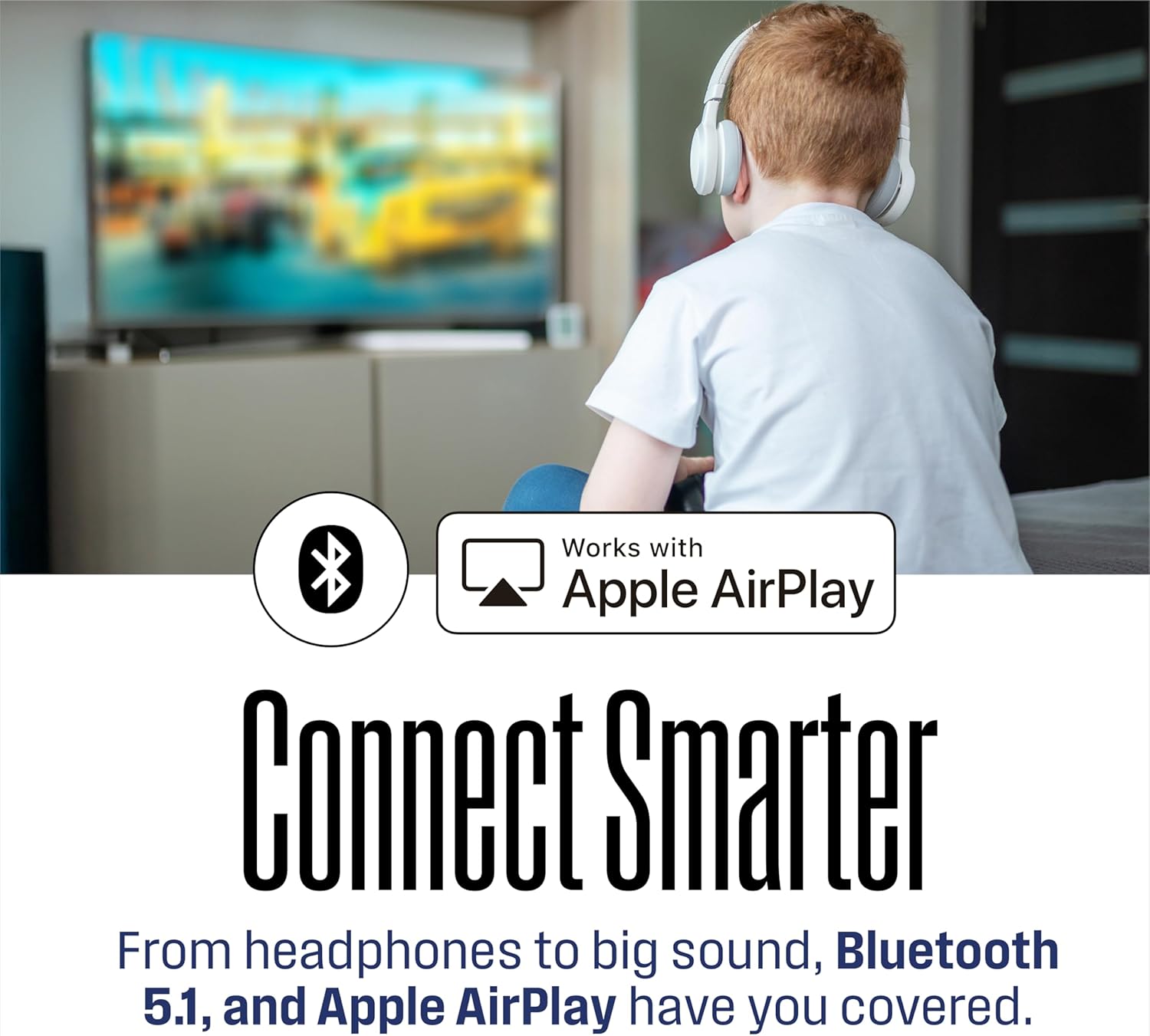 Westinghouse 24-inch Smart TV, HD Xumo TV with Full Function Voice Remote, Flat Screen Television with Dolby Atmos, Bluetooth, Apple AirPlay, Wi-Fi & Mobile Connectivity