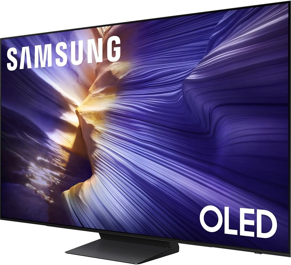 Samsung 55 inch OLED 4K S90F Smart TV (2025) Vision AI, OLED HDR+, AI Motion Enhancer Pro Bundle with CPS Exclusive 1-Year Protection & Deco Gear Complete Home Theater Beginner's Guidebook