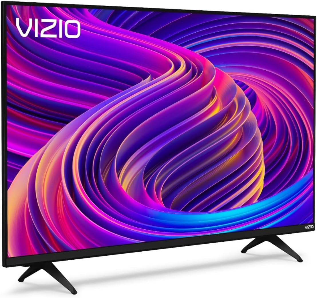VIZIO 43-inch Quantum 4K QLED HDR Smart TV with Dolby Vision HDR, 120fps @1080p PC Gaming, WiFi 6, Bluetooth Headphone Capable, Apple AirPlay, Google Cast Built-in (VQD43M-0801, New)