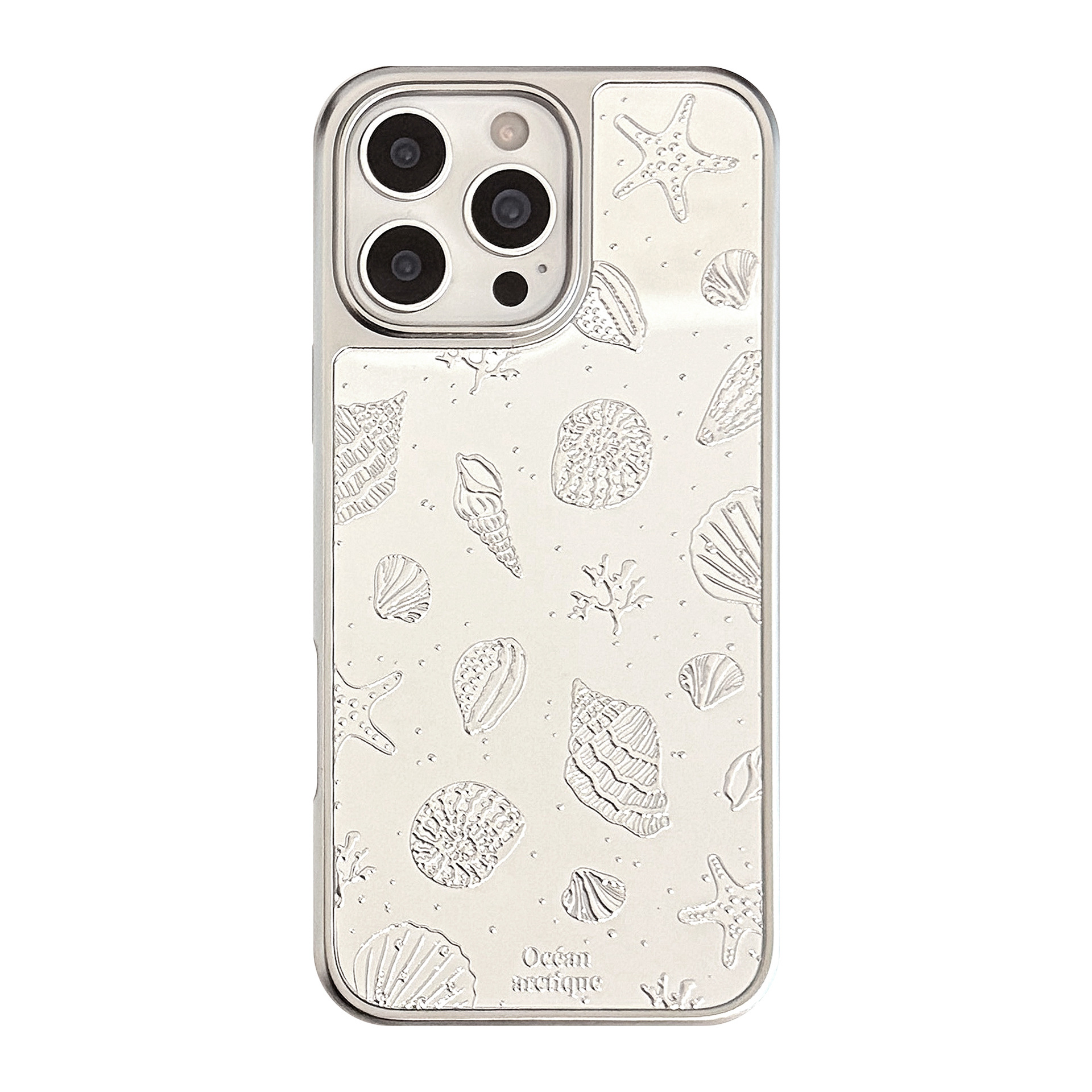 Gilt plating is suitable for Apple 16promax mobile phone case iphone17 starfish shell