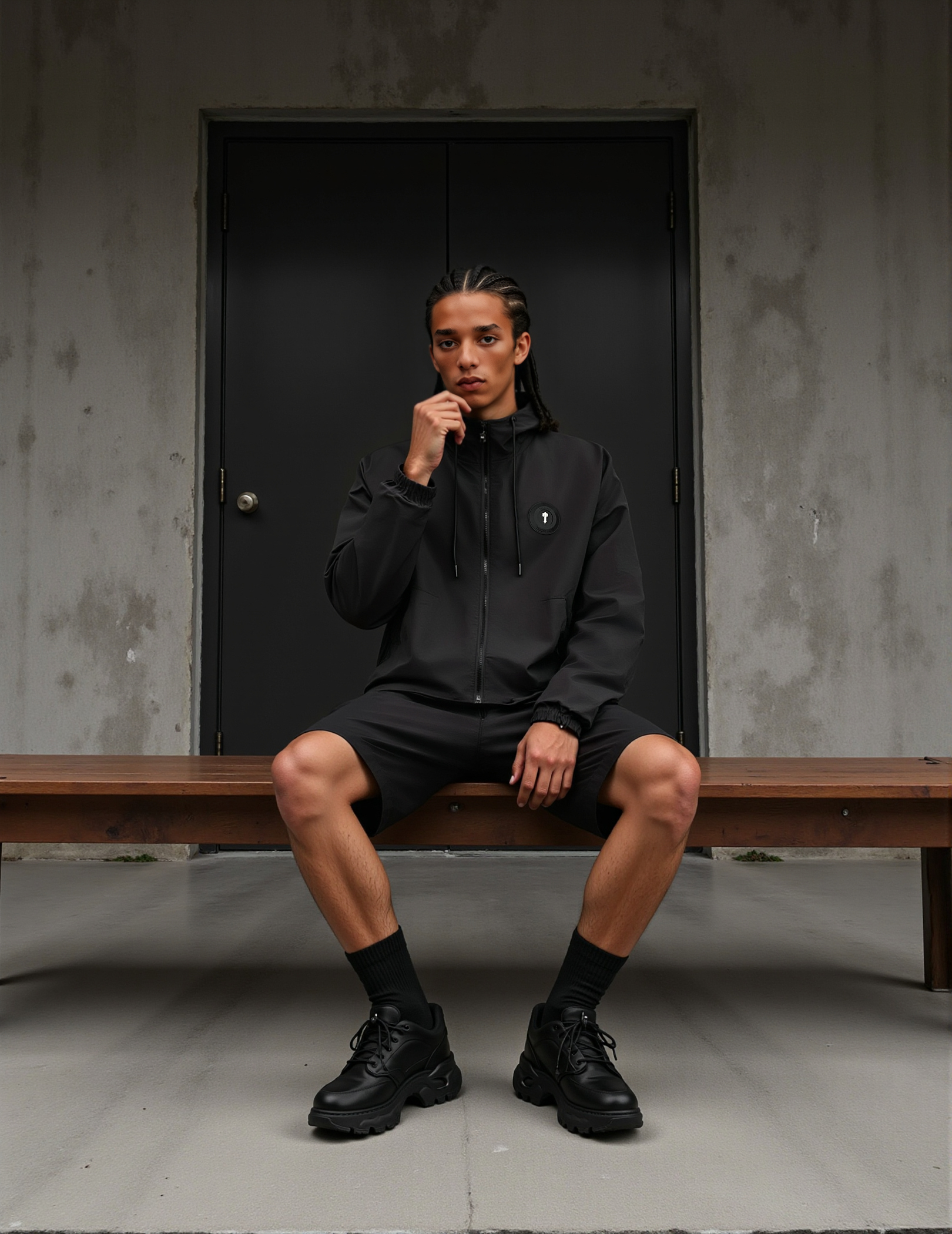 Trapstar Men's Hooded Jacket, Tactical Jacket, Unisex Hooded Jacket