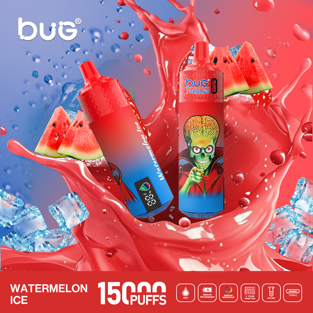 Bug Air 15000 Puffs crown bar🎶Listen to the sound of the smoke🎶