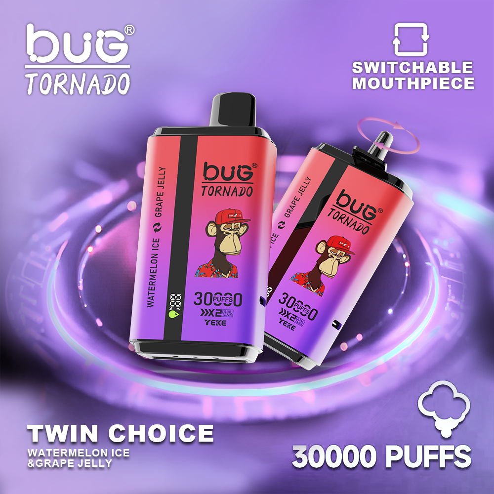 BUG 2-in-1 Dual Flavor 30000 Puffs Disposable Vape
