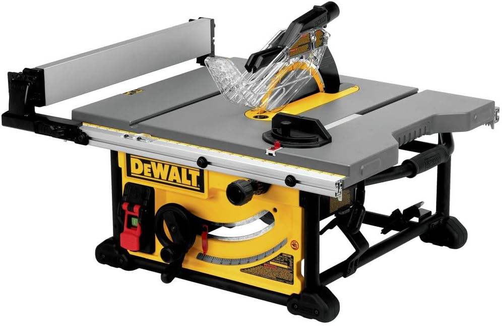 10-Inch Table Saw with Rolling Stand, 32-1/2-Inch Rip Capacity